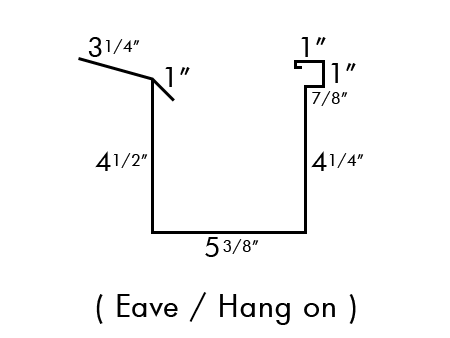 Box Gutter Trim Profile