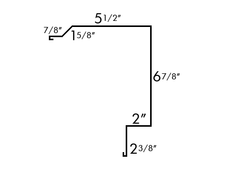 Box Rake Trim Profile