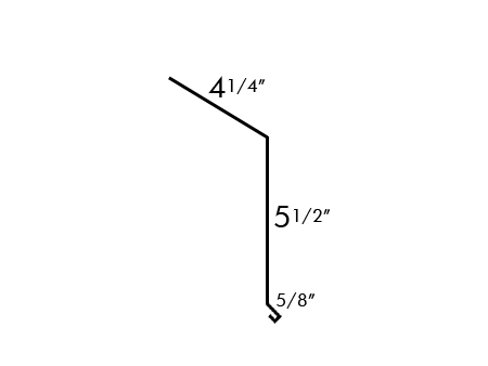 Eave Drip Trim Profile