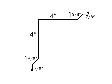 Inside Corner Trim Profile