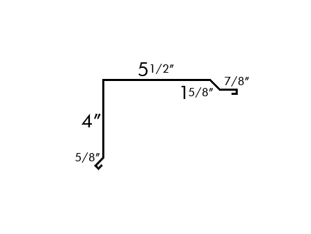 Residential Rake With Drip Profile