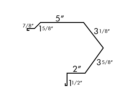 Sculptured Rake Trim Profile