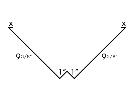 Valley Trim Profile